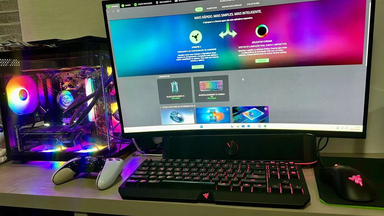 PC Gamer High End Full AMD + Periféricos Razer - Foto 2