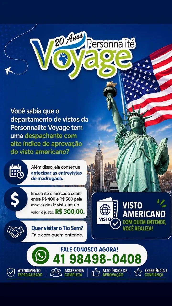 Assessoria visto Americano