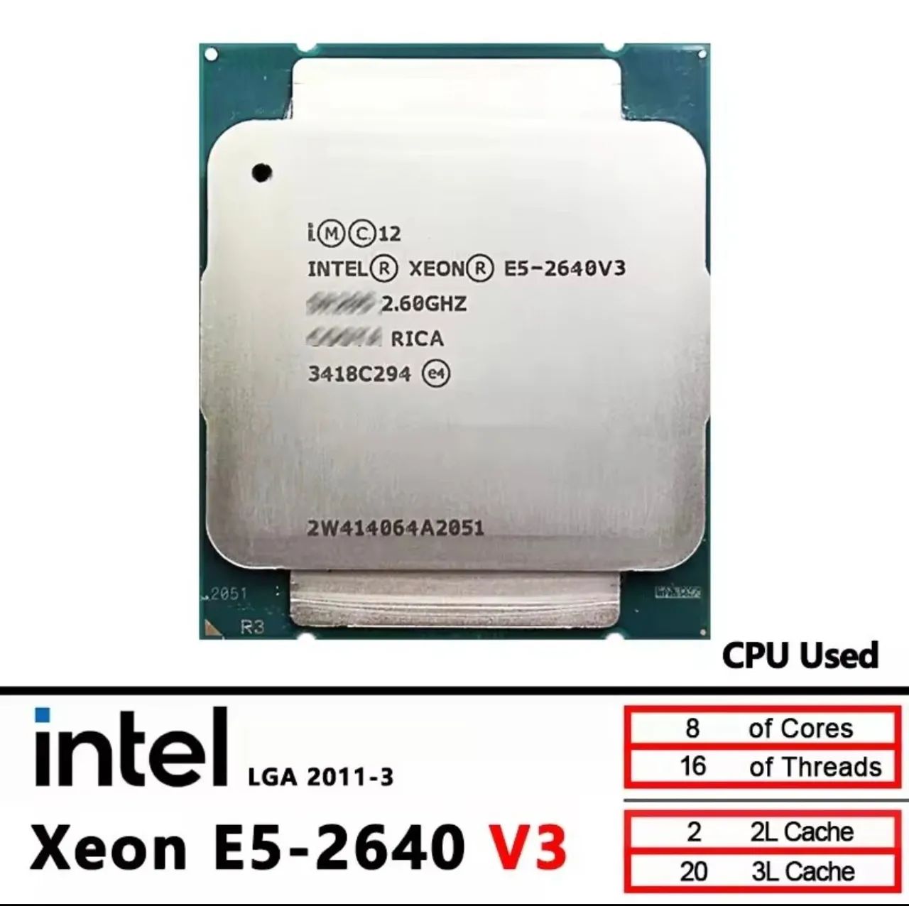 Xeon V3 E5-2640  - Foto 2