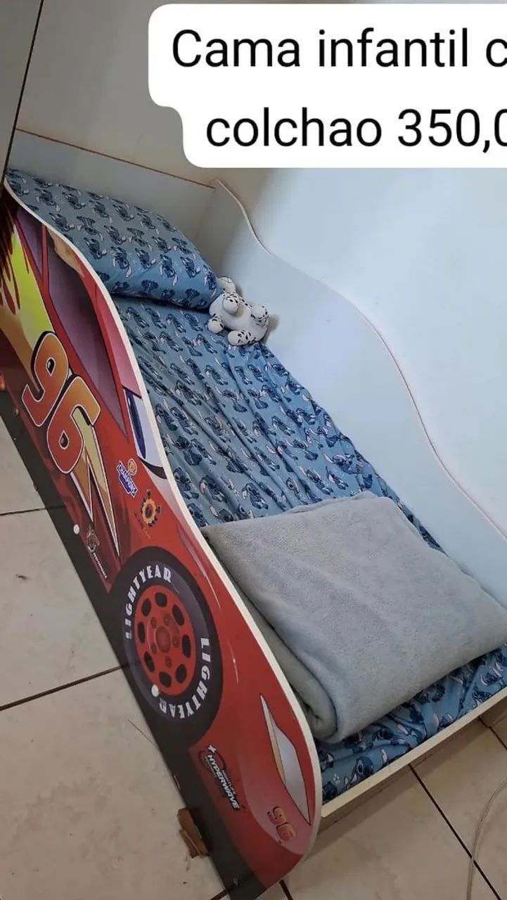 Mini cama infantil com colchão  - Foto 2