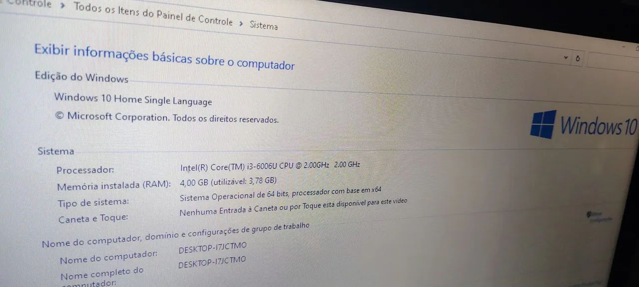 note book Dell 15 série 3000  1 tera de HD i3  - Foto 2