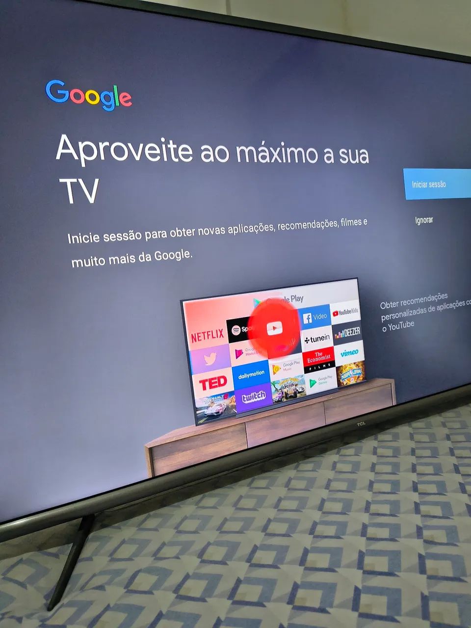 Tv smart 50 TCL Android Google top oportunidade hj - Foto 3