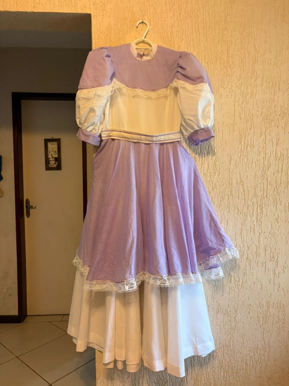 Vestido de prenda lilás - Foto 3