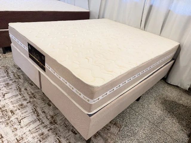 Conjunto Cama Box Queen Base E Colchão Completo (SUPER PROMOÇÃO) - Foto 4