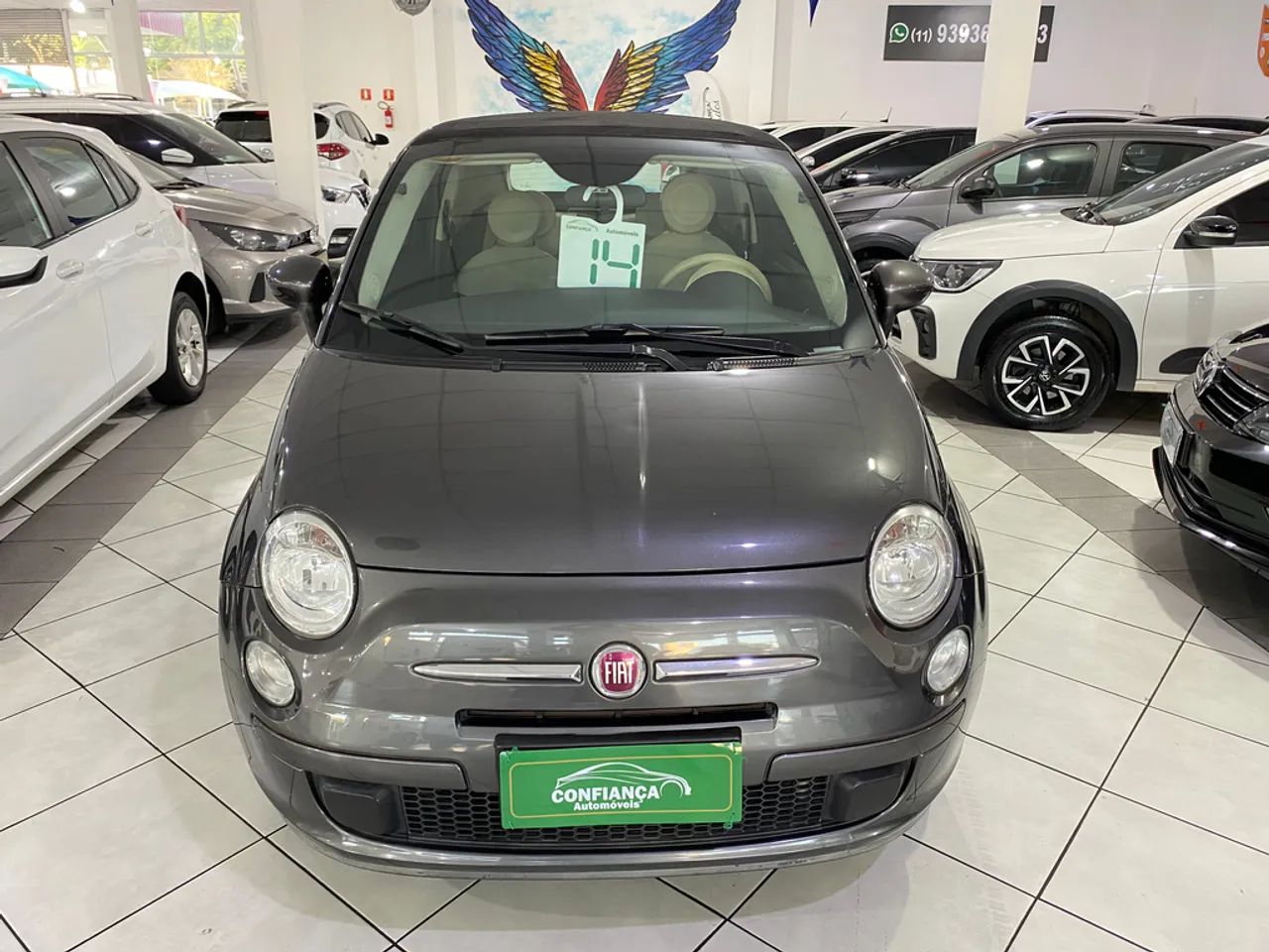 Fiat 500 Cabrio Dualogic Flex 1.4 8V 2014 - Foto 3