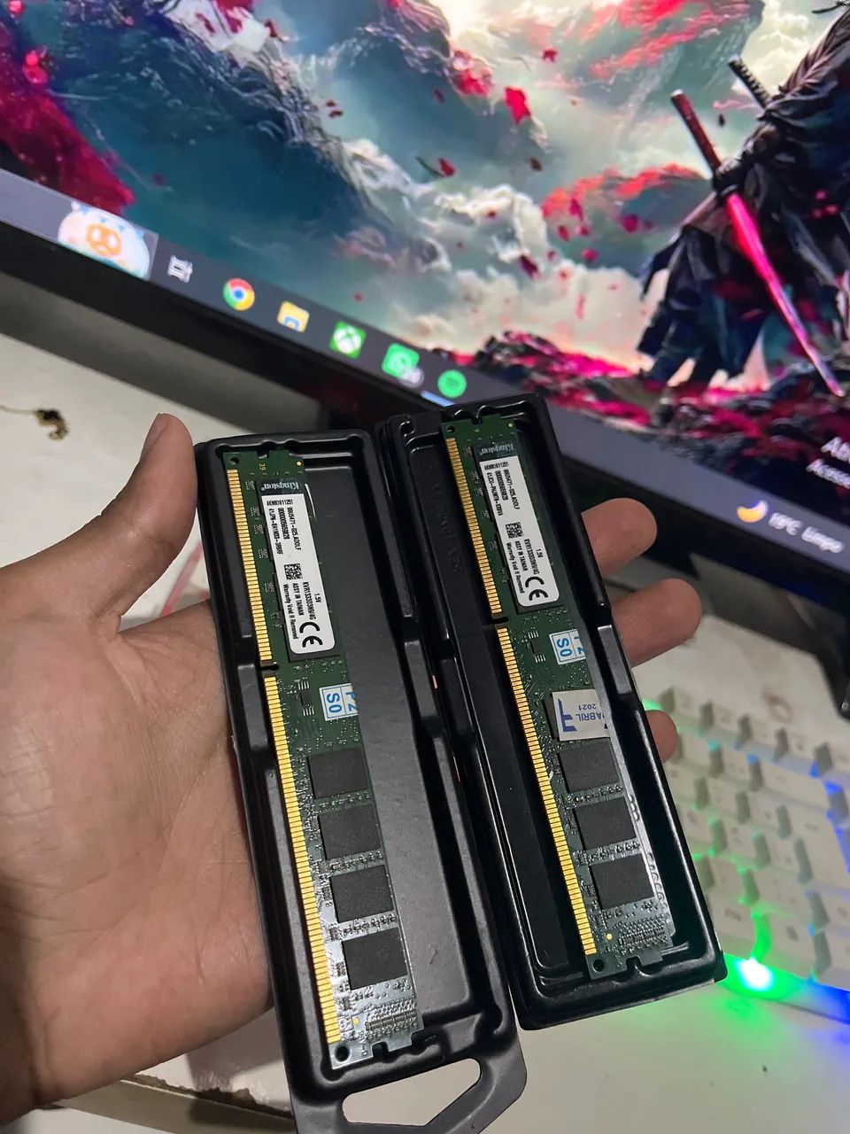 Memória ddr3 4x2 ram pc