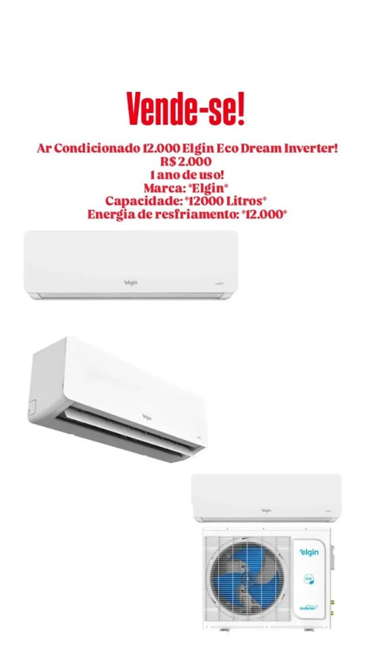 Ar Condicionado elgin 