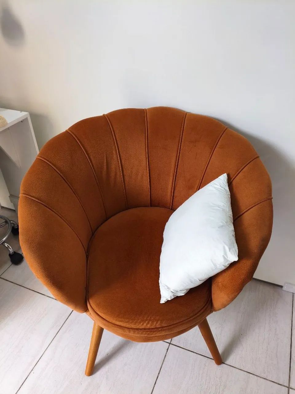 Poltrona Pétala Decorativa Veludo  - Foto 2