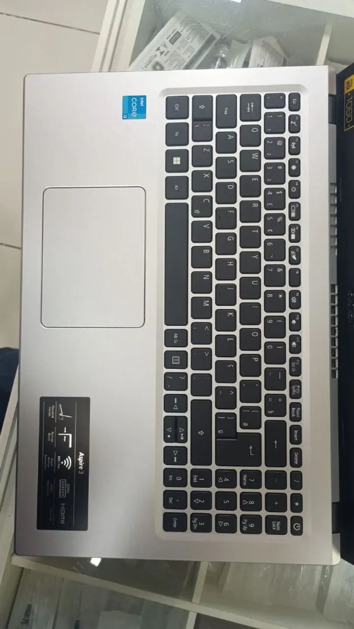 Notebook Acer i3 11th 08gb ddr4 SSD 255nvme