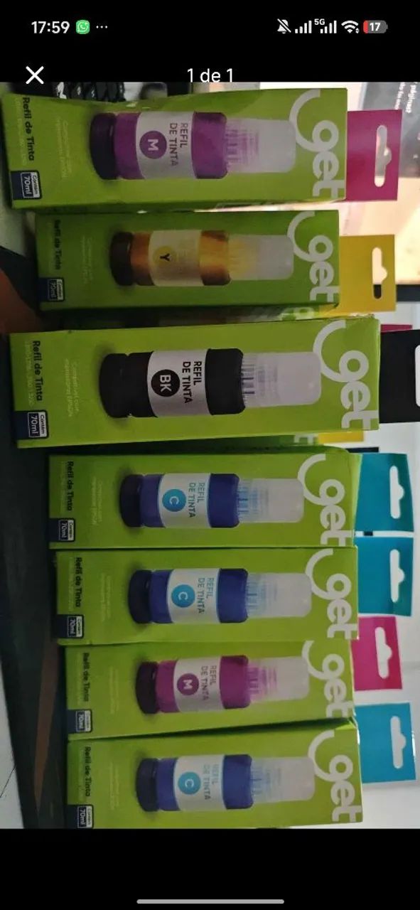 Tintas para impressora epson 