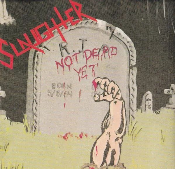 Slaughter - Strappado + Not Dead Yet 1992 CD import Headache Records Obituary Hellhammer - Foto 2