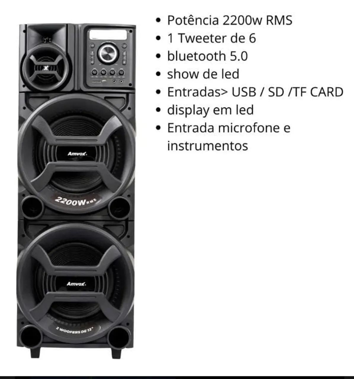 Caixa de som,amovox - Foto 2