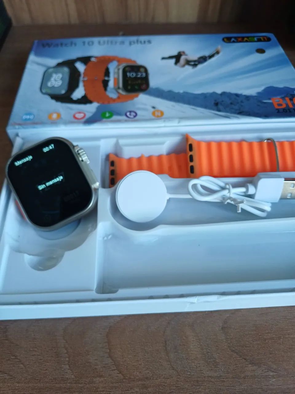 SMARTWATCH ULTRA COM PULSEIRA EXTRA  - Foto 2