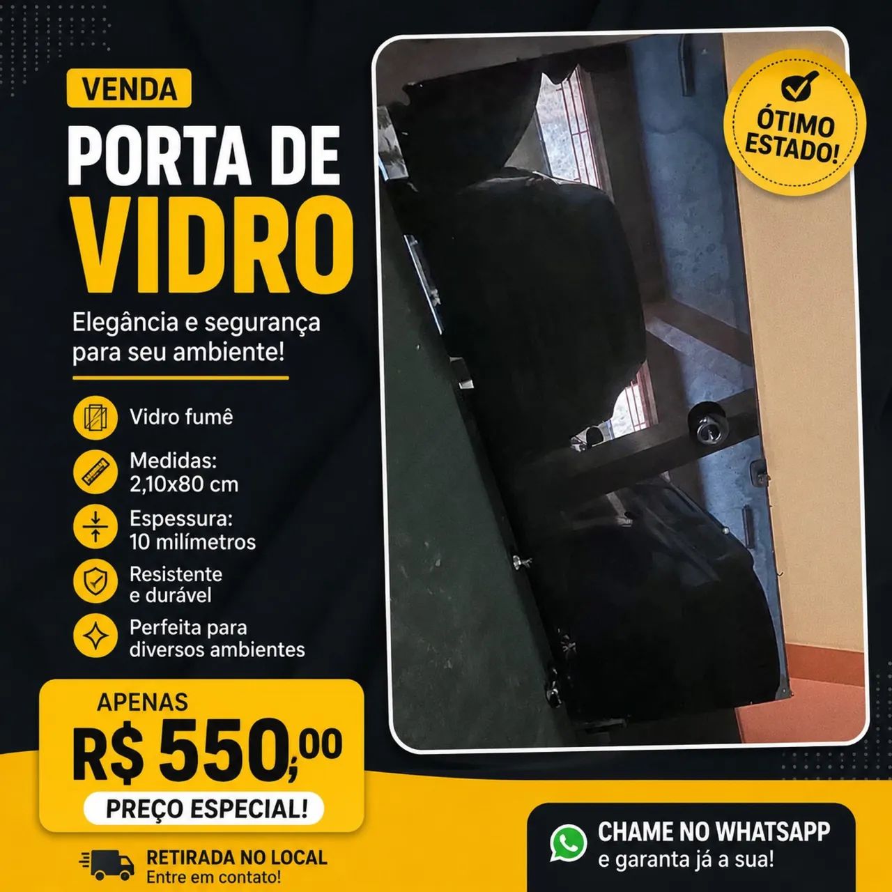 Porta de vidro