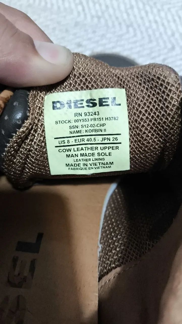 Sapatenis Diesel N° 39 - Foto 5