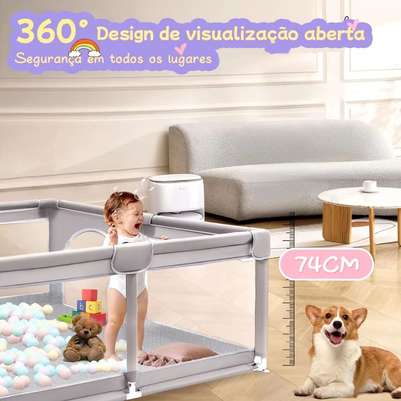 Cercadinho para bebe  - Foto 3