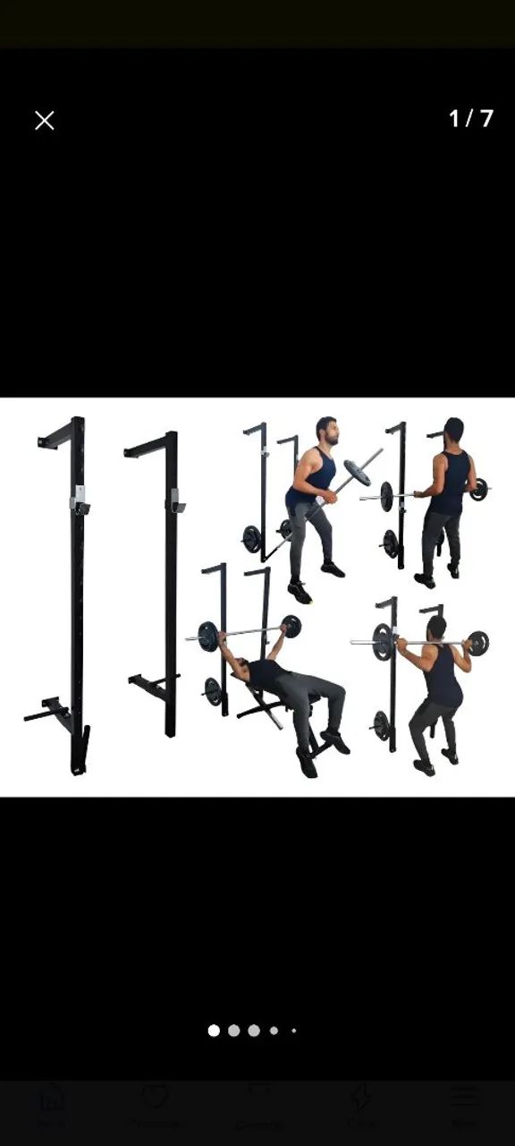 Musculação multifuncional 