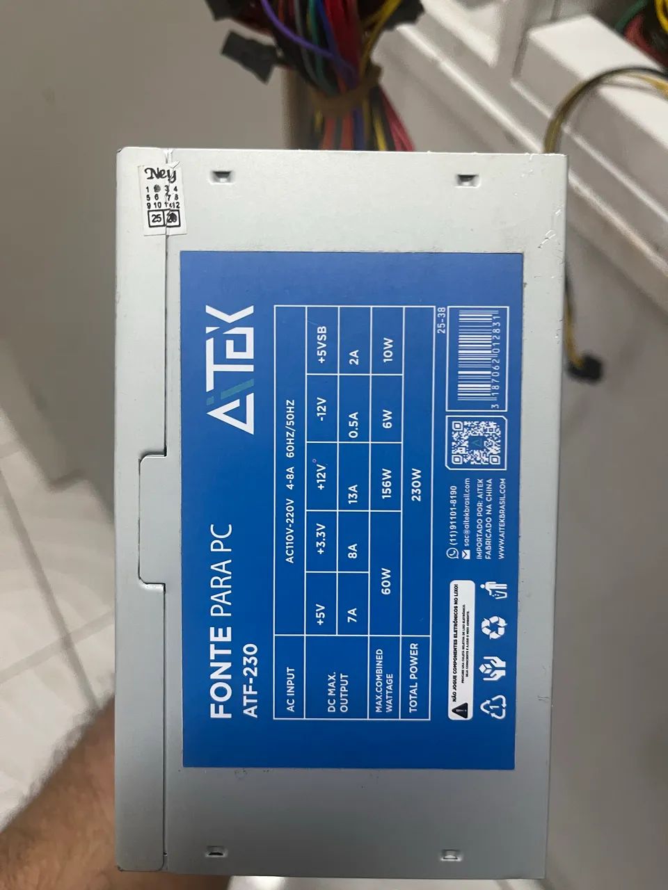 fonte de alimentação para computador Aitek ATF-230 - Foto 2
