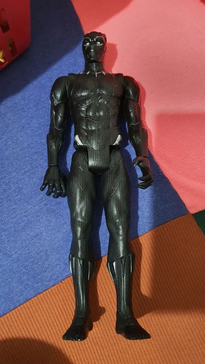 Boneco Pantera Negra Titan Hero séries Marvel Hasbro - Foto 5