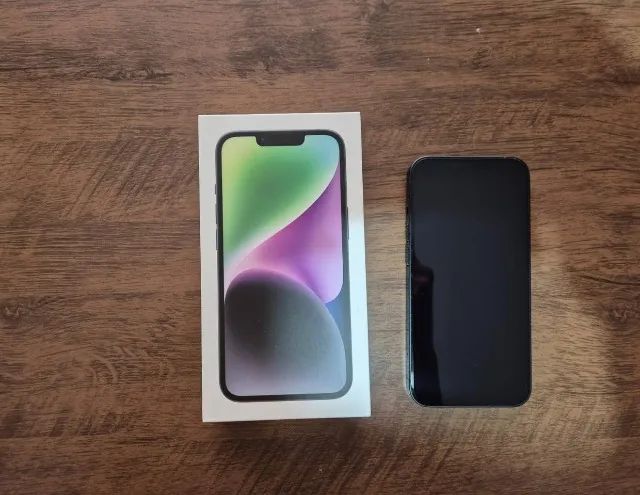 Iphone 14 128gb meia noite usado