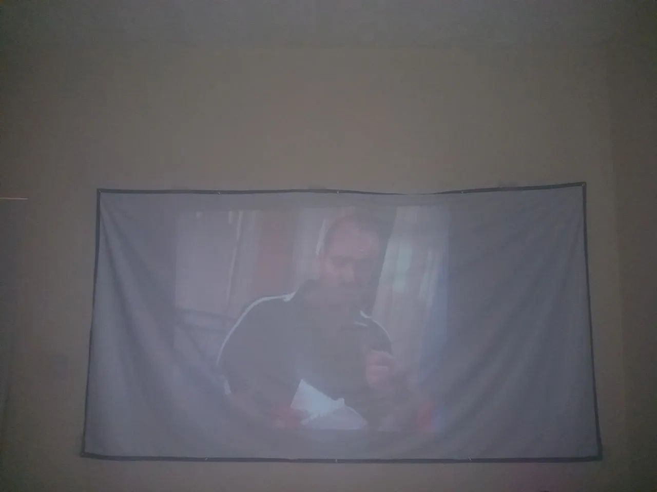 Tela de projetor de cinema