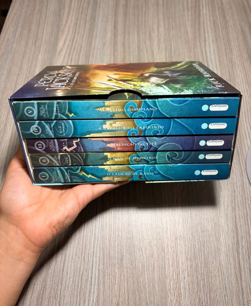 Box Livros Percy Jackson e os Olimpianos - Foto 3