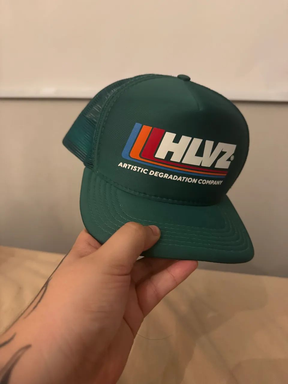 Boné HLVZ trucker verde - Foto 4