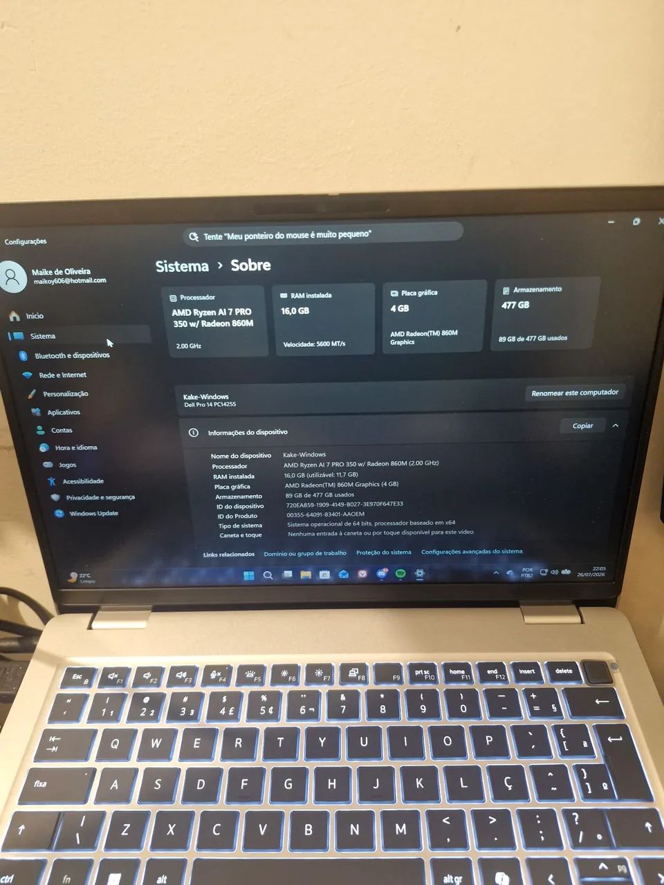 Notebook dell pro - Foto 3