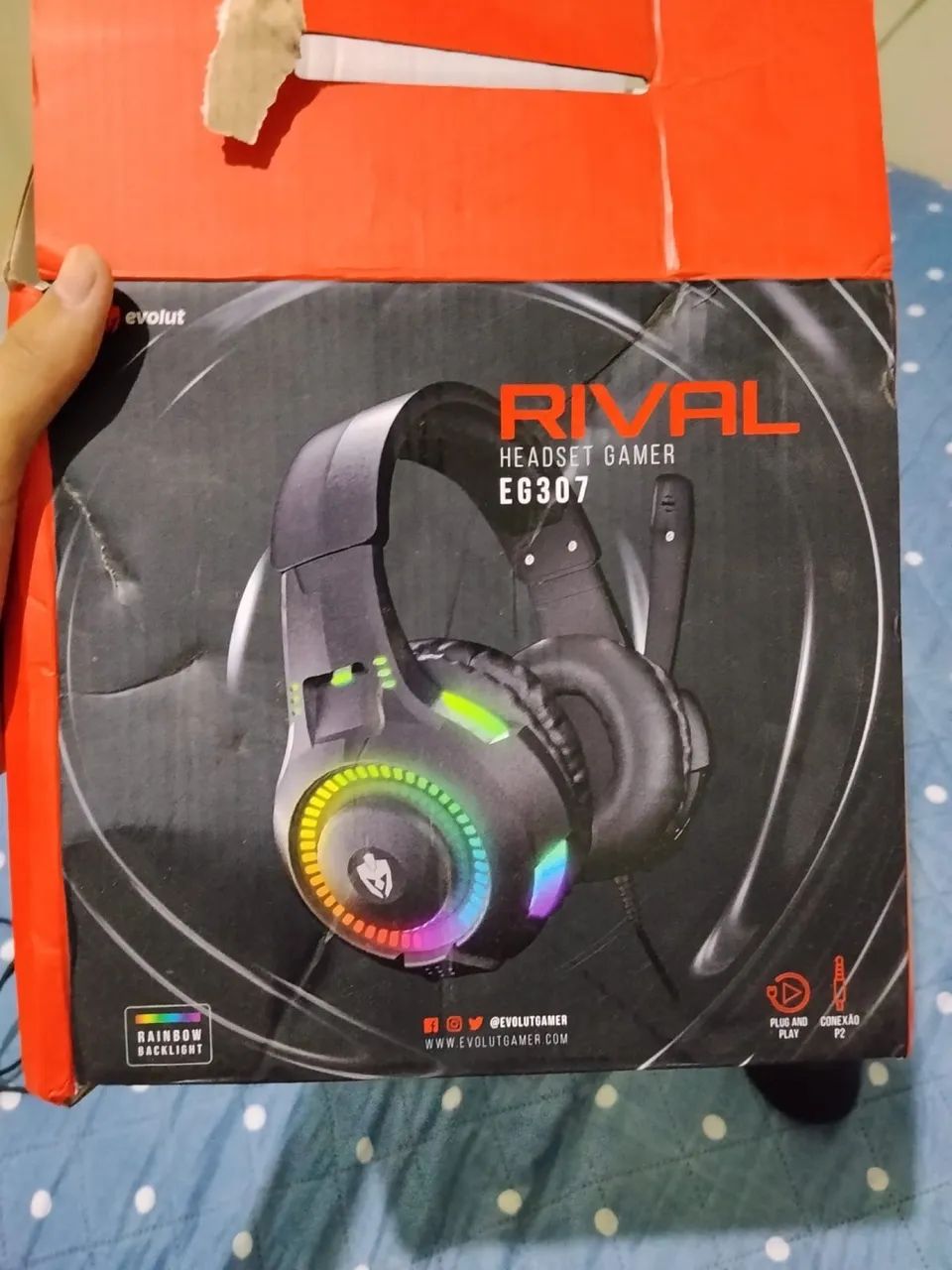 Headset gamer rival EG307 (RGB)
