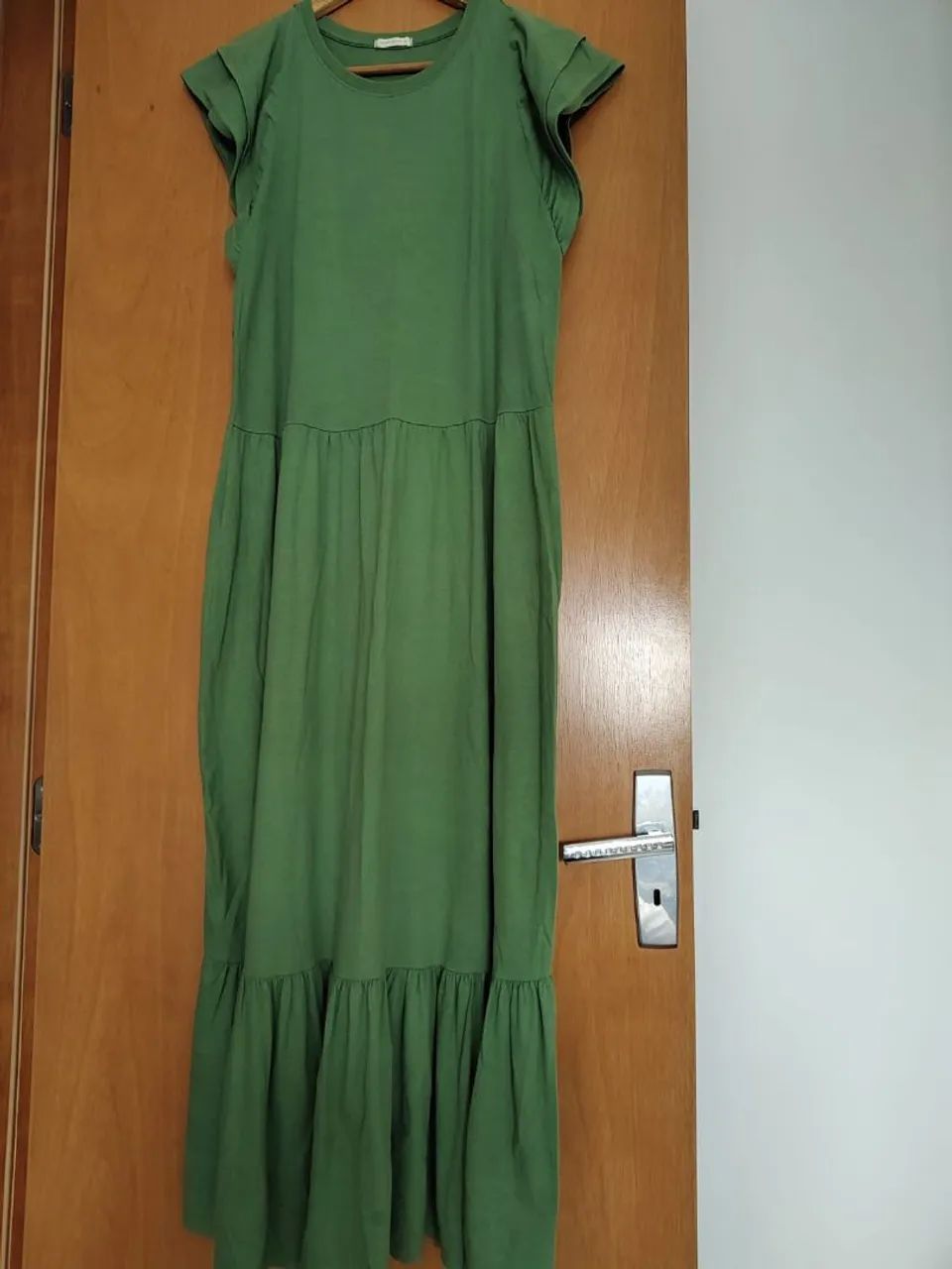 Vestido longo verde