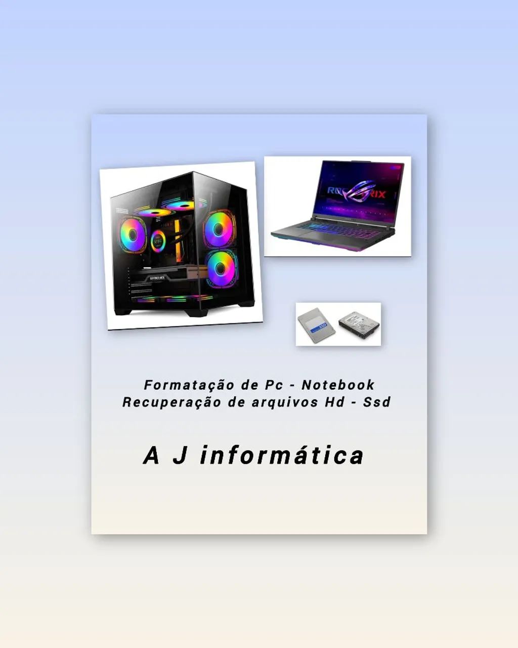 Formatação Pc/notebook 