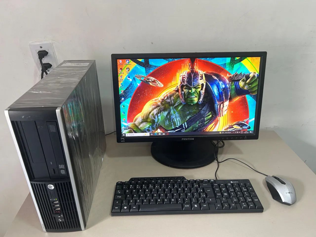 computador Hp elitedesk A8 8GB SSD tela 20 polegadas  - Foto 5