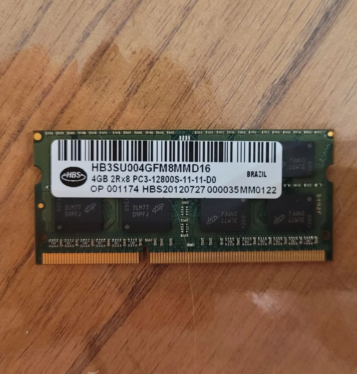 DDR5 8GB 4800MHZ NOTE SAMSUNG - Memória RAM - Jardim Vila Formosa