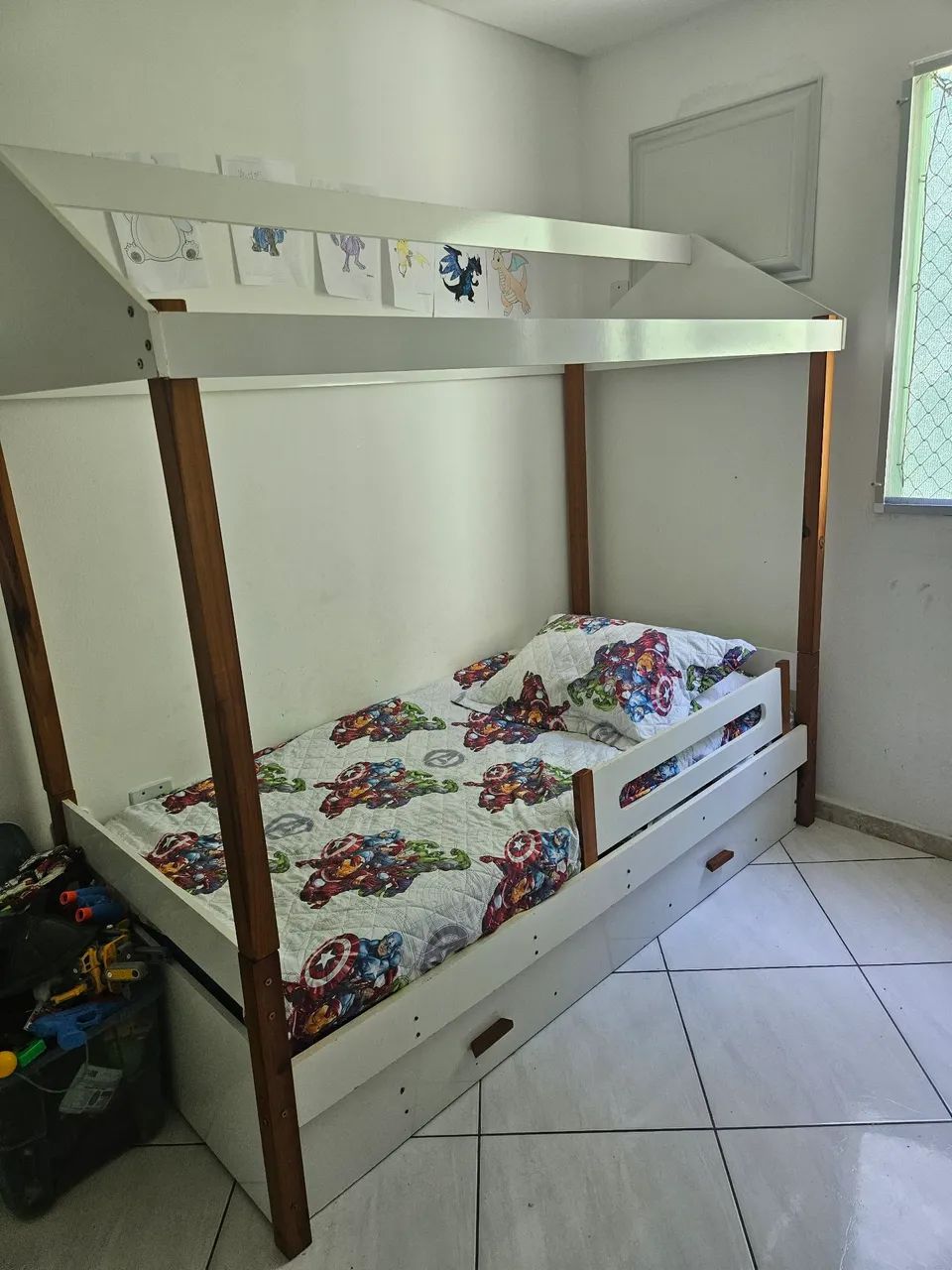Cama infantil casinha bicama