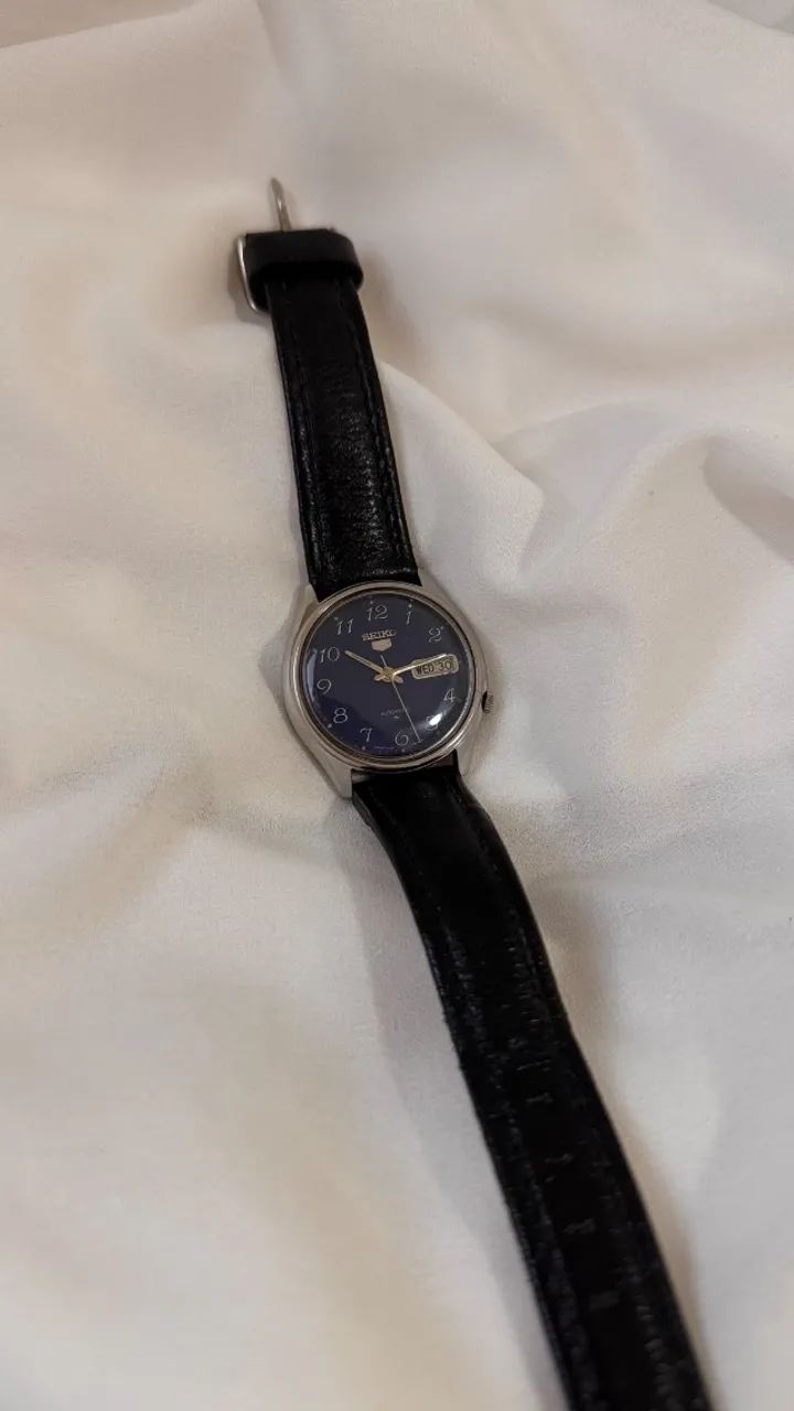 Relógio Seiko 5 Blue Dial - Foto 4