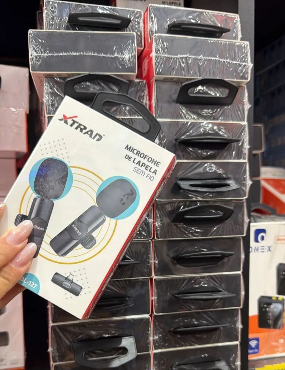 Microfone de lapela 