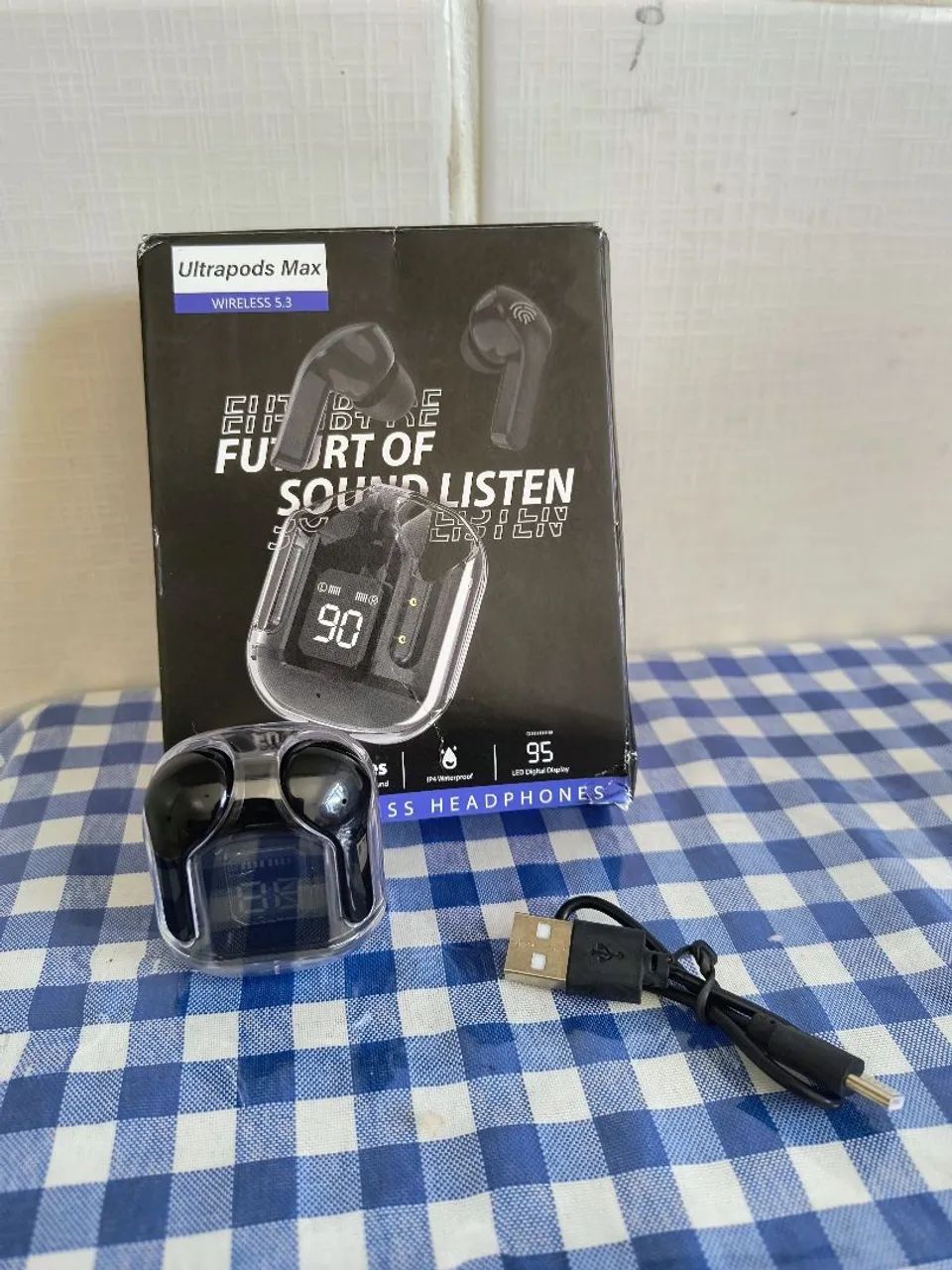 Fone Bluetooth Air31 TWS Transparente | Bluetooth 5.3 |