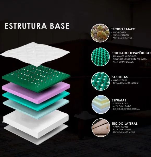 Cama Evolution Automassagem - Nipponflex 
