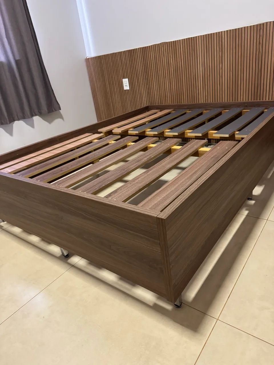 Cama casal madeira estilo japonesa - Foto 5