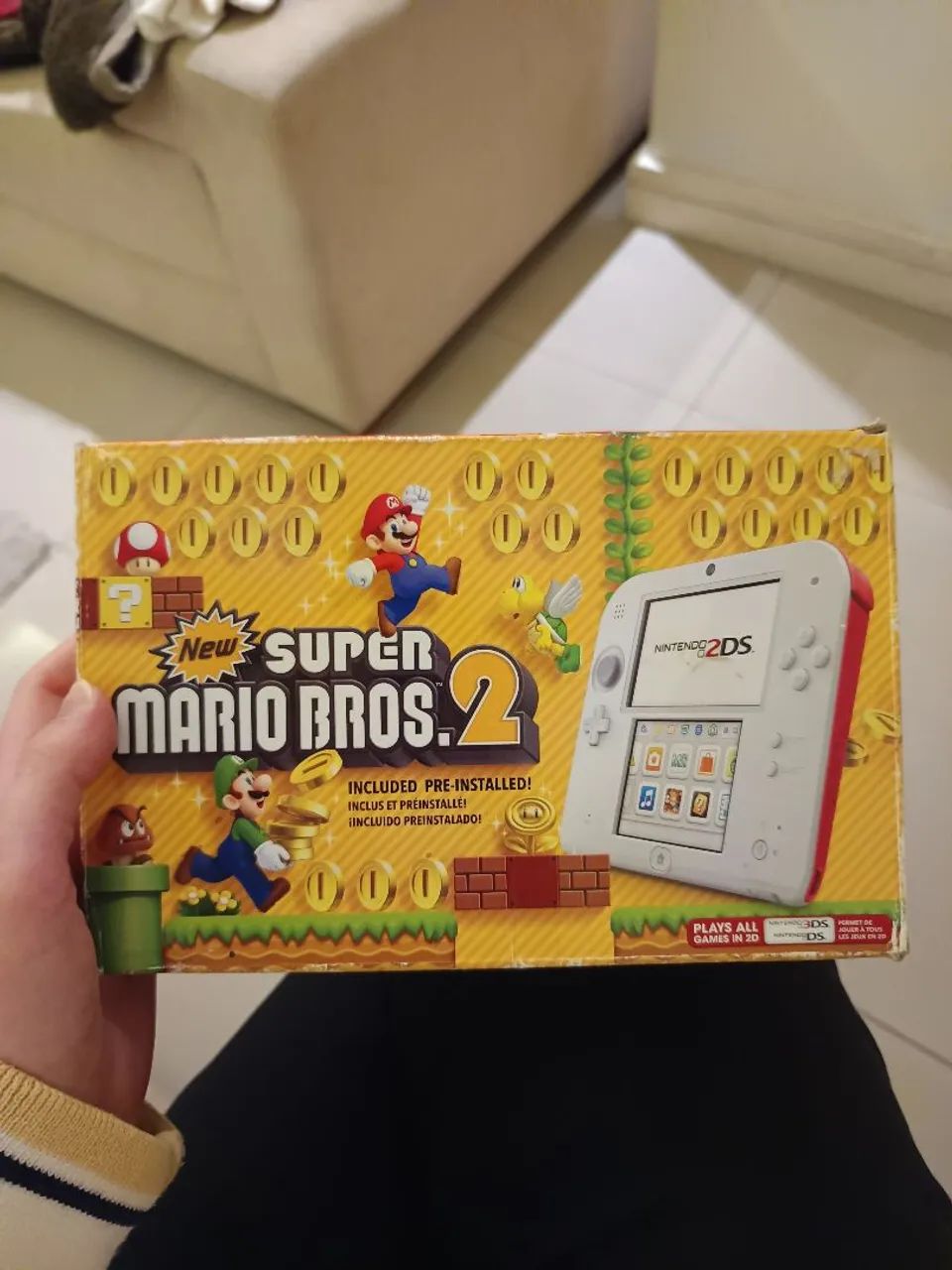 Nintendo 2ds desbloqueado branco e vermelho - Foto 3