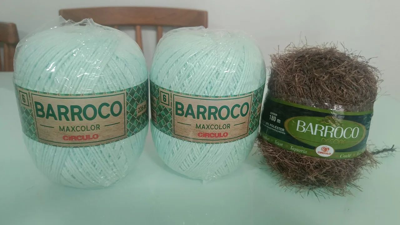 Linhas Barroco para crochê  - Foto 3
