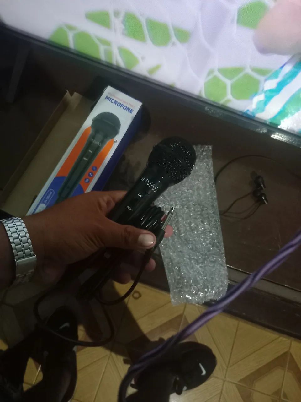 Microfone Profissional para Palco com Fio. - Foto 3