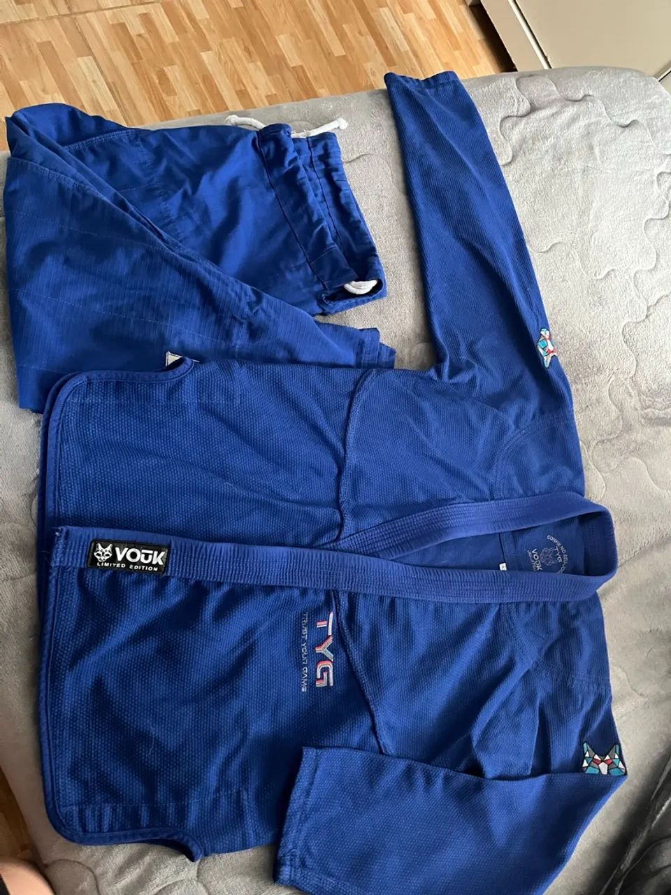 Kimono Jiujitsu Vouk TYG - A3 Azul 
