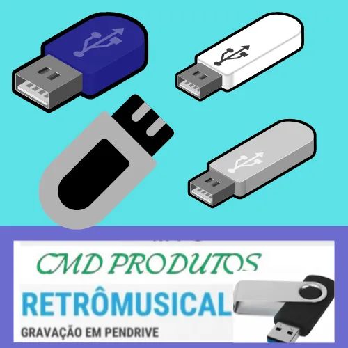 Pen drive 8gb com Músicas = Rock, Pop e PopRock (Nac. e Intern.) - Anos 70's á 2000's (mp3 - Foto 4