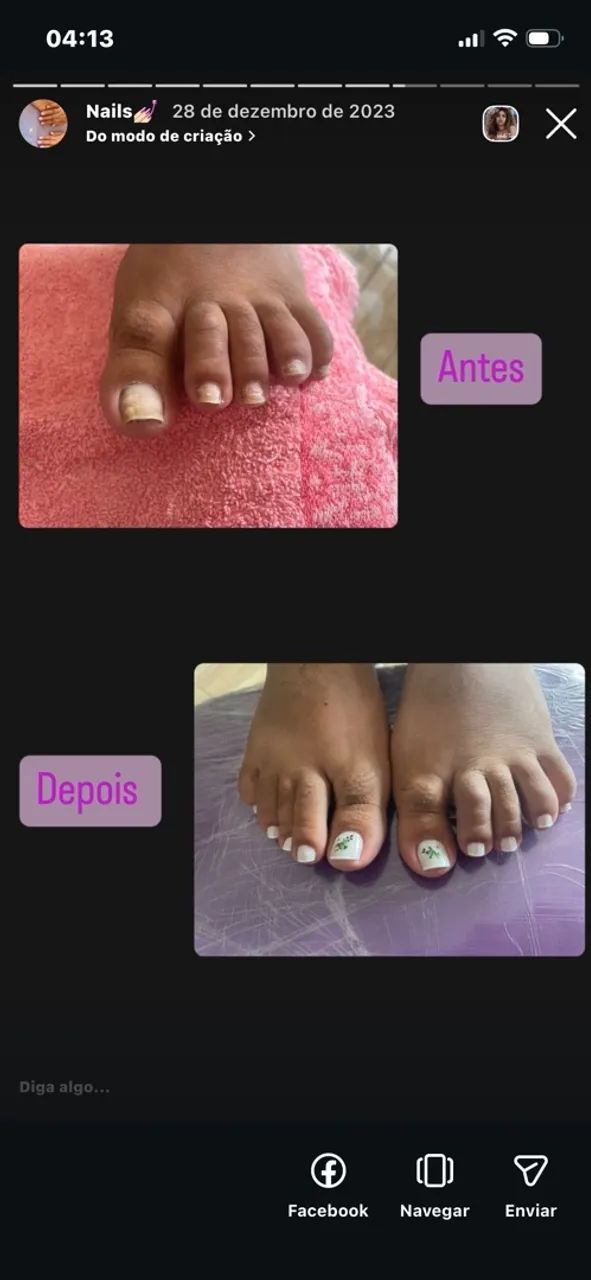 Manicure e escovista a domicílio 