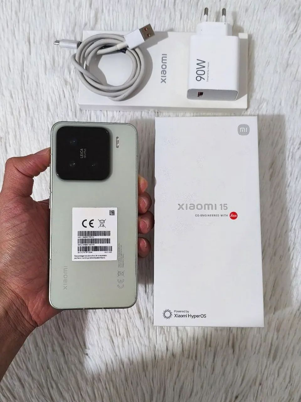 Celular Xiaomi 15 512 GB verde  - Foto 5