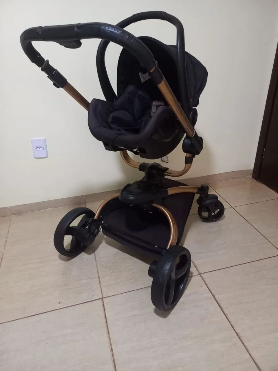Carrinho de bebe e bebe conforto Galzerano  - Foto 4