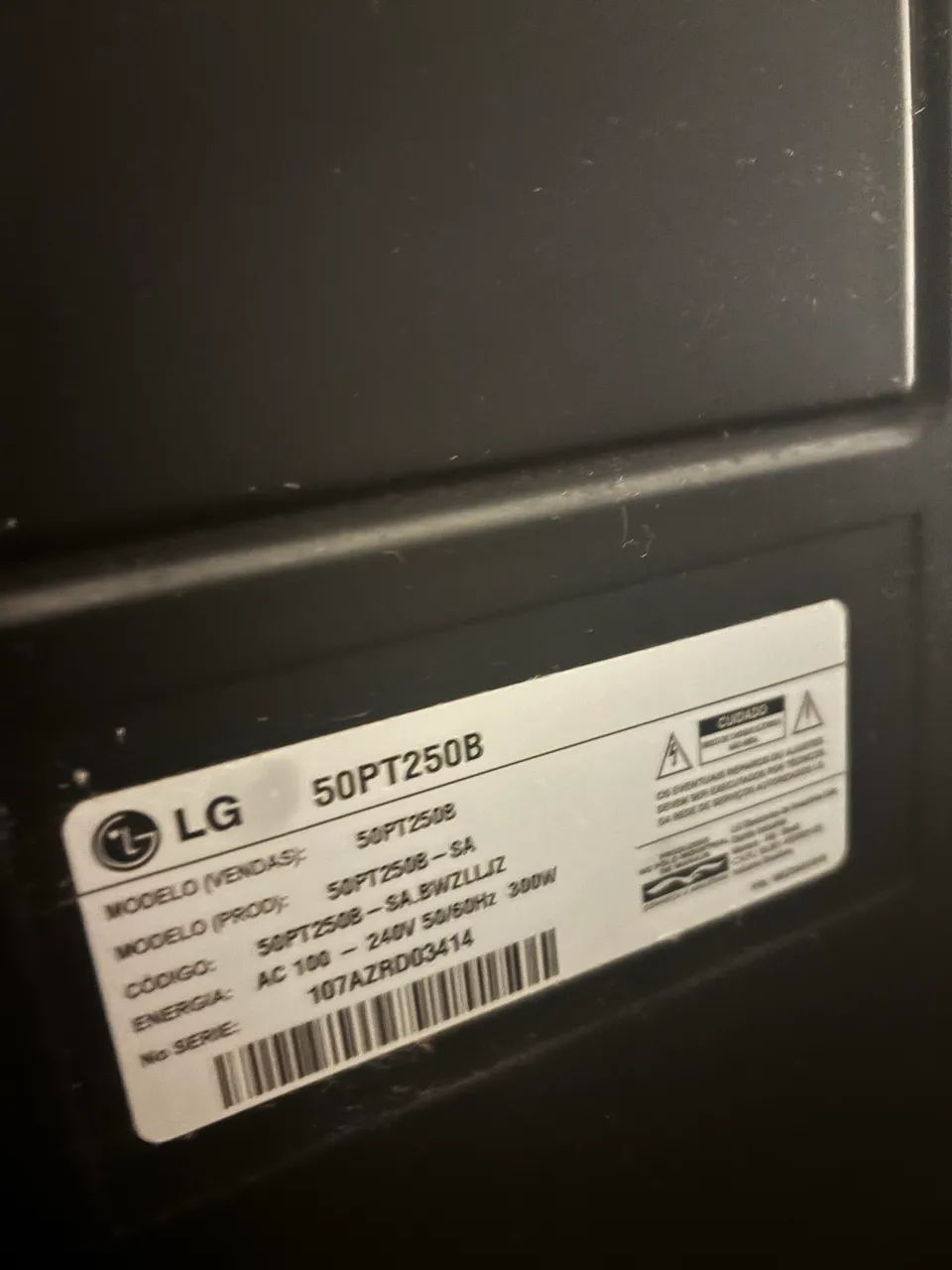 TV LG Plasma 50? - Modelo 50PT250B - Foto 4
