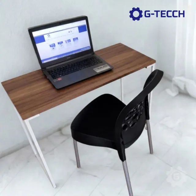 Escrivaninha NOVA Mesa de Escritório Industrial Multiuso para Notebook Computador Estudo - Foto 3