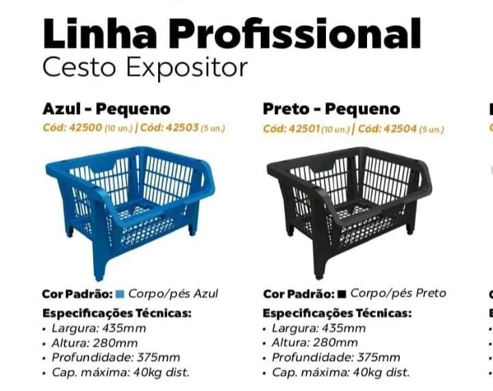 Expositor Empilhável com 5 Cestos - Foto 2